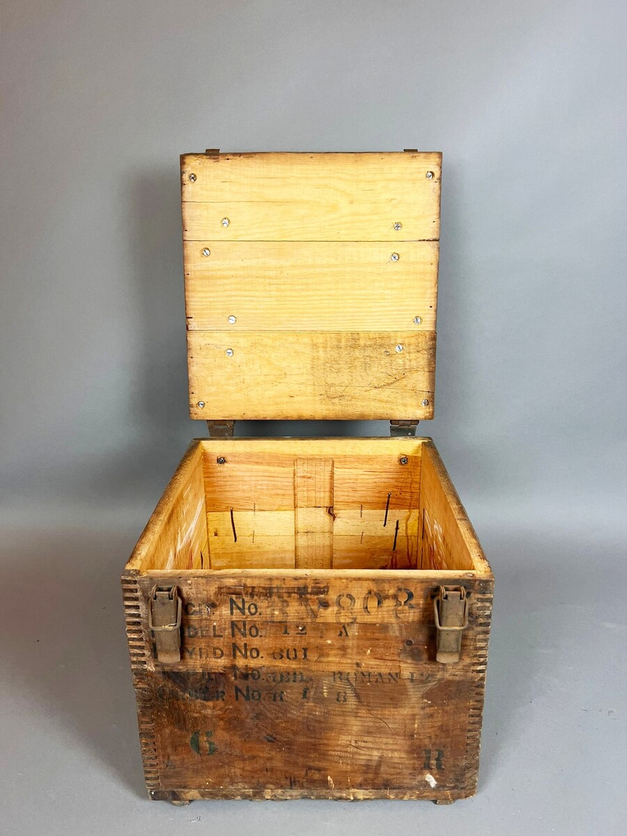 Wooden shipping case for a Remington typewriter, circa 1930