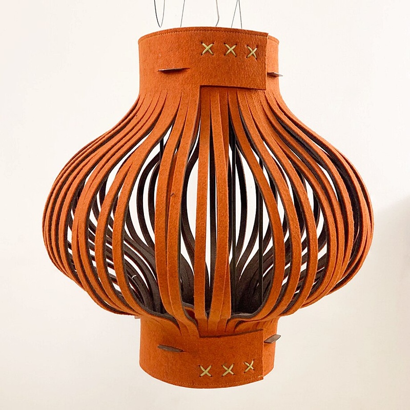 Large felt pendant lamp by Sas Adriaenssens for BuzziSpace