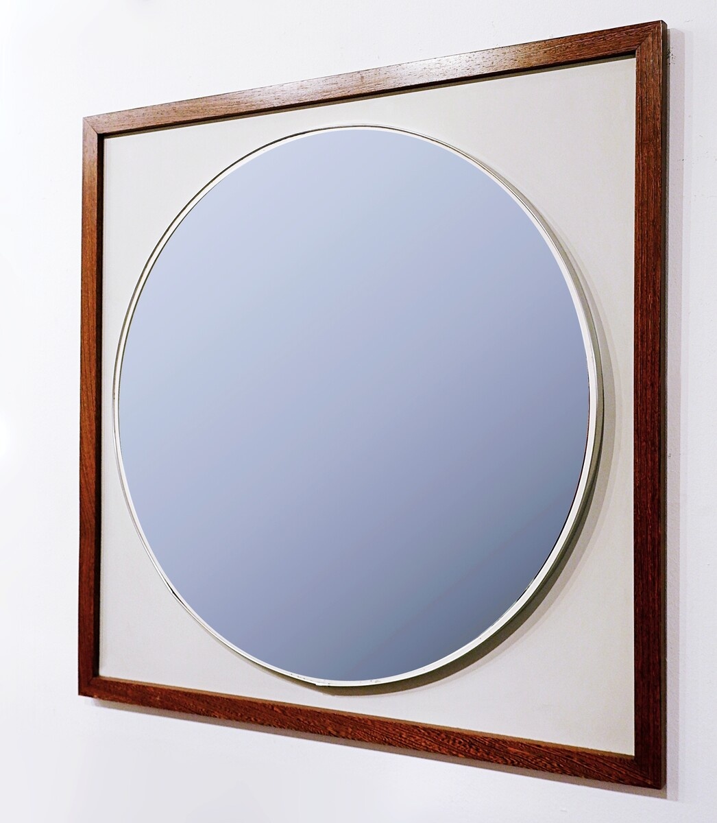 Mid-century modern mirror by Alfred Hendrickx, Belgium, 1960s