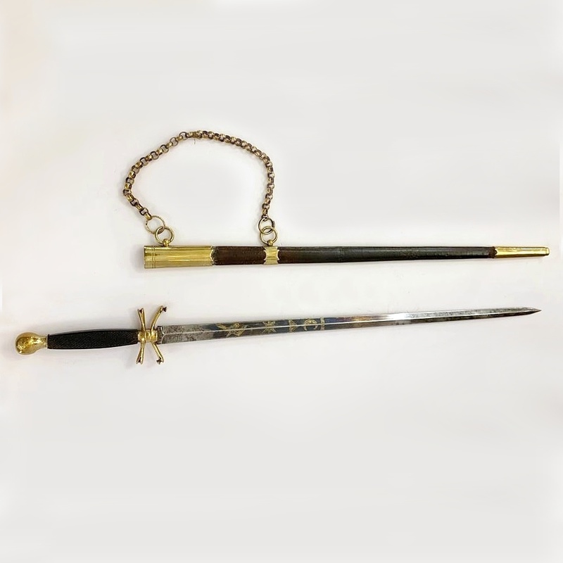 Masonic Dagger Of Elected Freemason, Early 19th.c