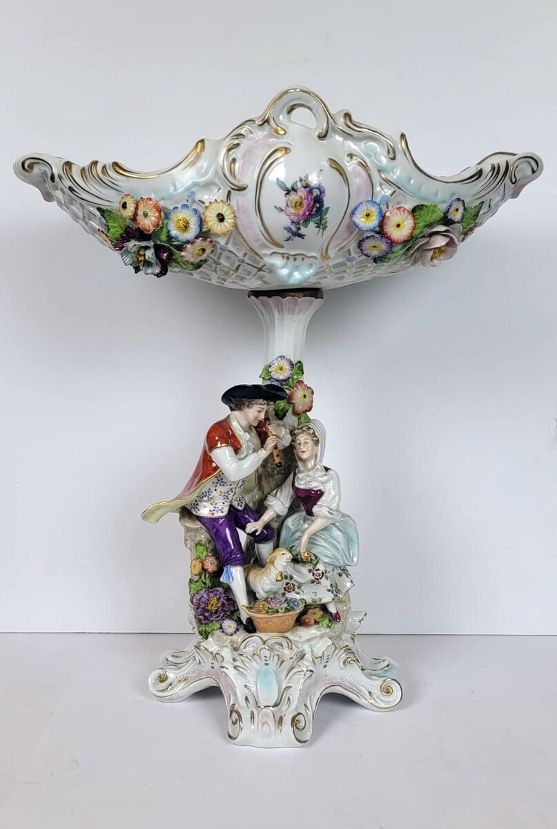 Centerpiece Porcelain Cup  - German work