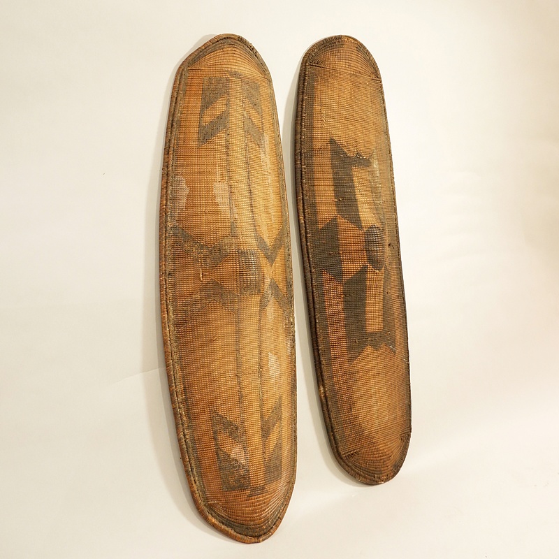 Decorative War Shields from the Azande People in the DRC - Mid-19th Century