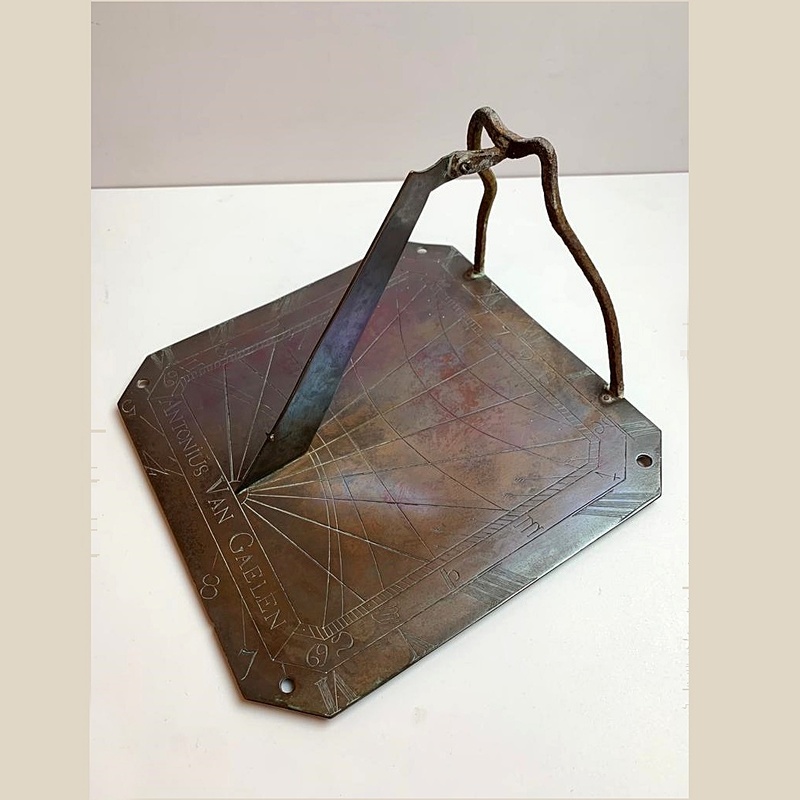 Sundial, Red Copper, Late 18th.C