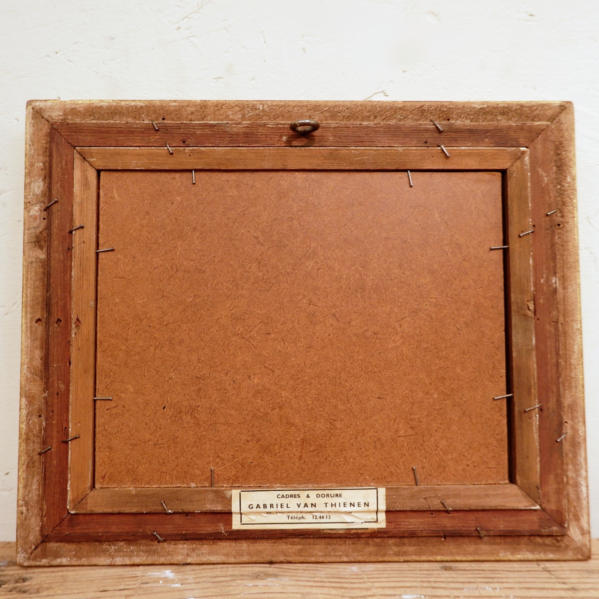 Painting on panel / signed lower left - 20th c.