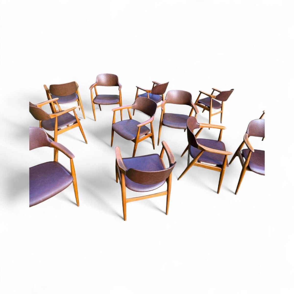 12/ Vintage Model GM11 Teak Armchair by Erik Kirkegaard, Danmark, 1960