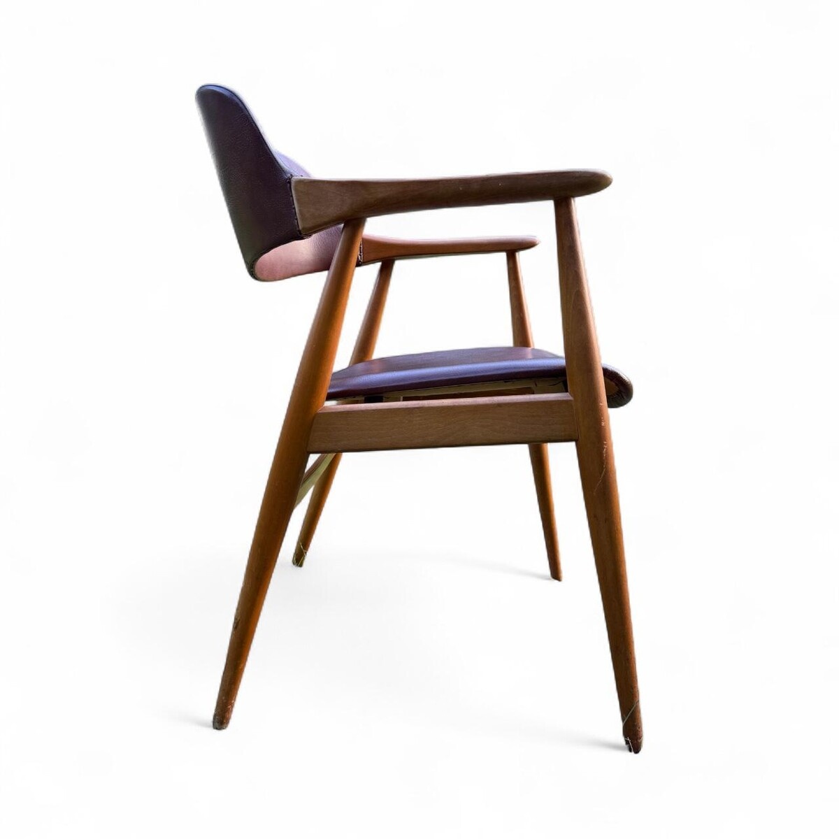 12/ Vintage Model GM11 Teak Armchair by Erik Kirkegaard, Danmark, 1960