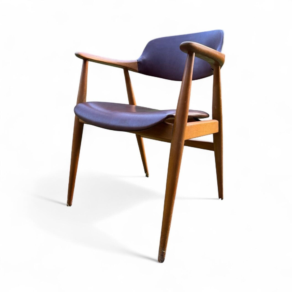 12/ Vintage Model GM11 Teak Armchair by Erik Kirkegaard, Danmark, 1960