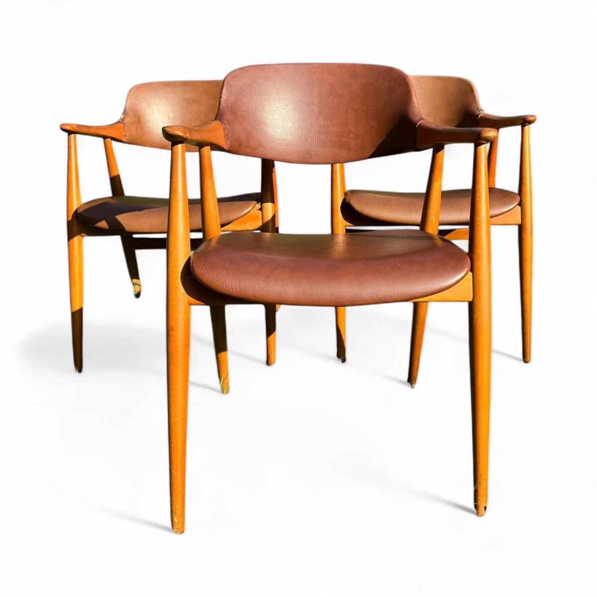 12/ Vintage Model GM11 Teak Armchair by Erik Kirkegaard, Danmark, 1960