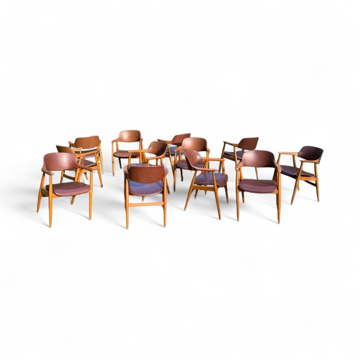 12/ Vintage Model GM11 Teak Armchair by Erik Kirkegaard, Danmark, 1960