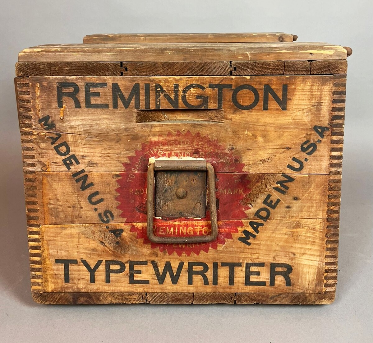 Wooden shipping case for a Remington typewriter, circa 1930